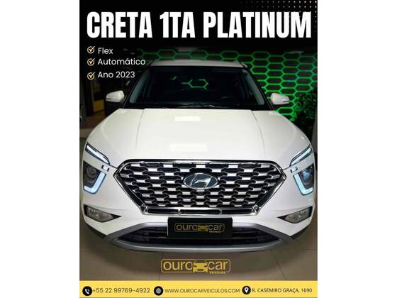 HYUNDAI CRETA 1.0 TGDI FLEX PLATINUM AUTOMÁTICO